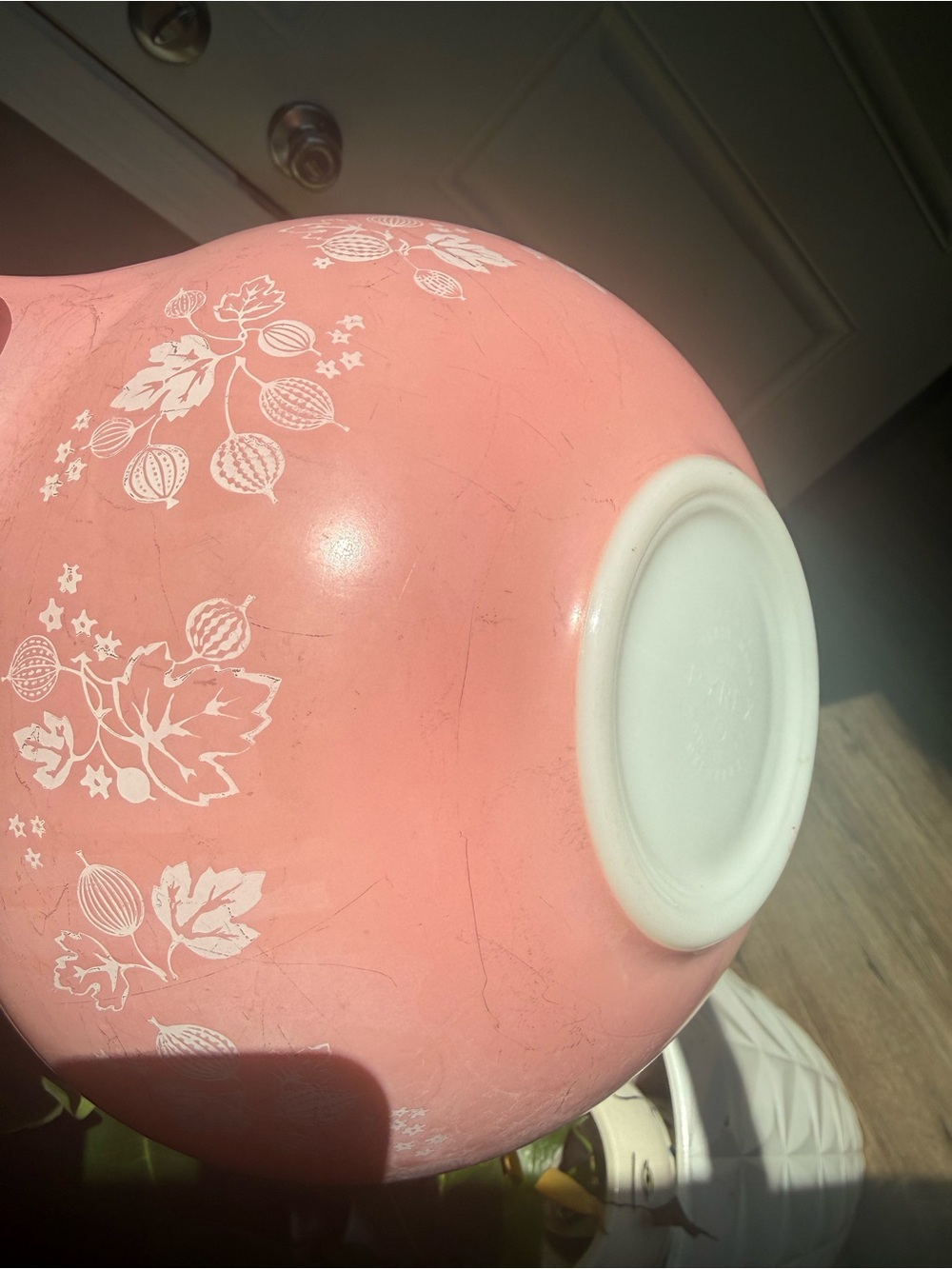 Pyrex Gooseberry Pink Floral
